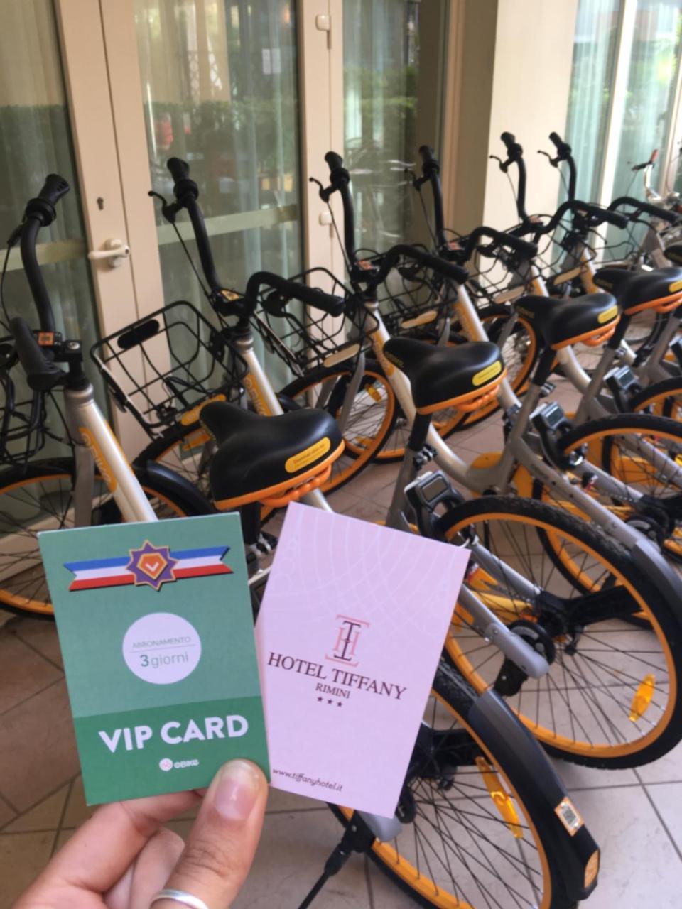 Hotel Tiffany Rimini Bagian luar foto